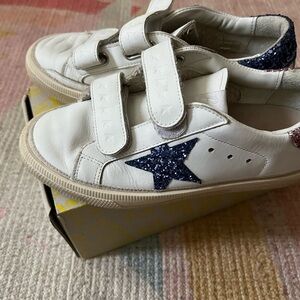 Golden Goose White Blue Star Sneakers